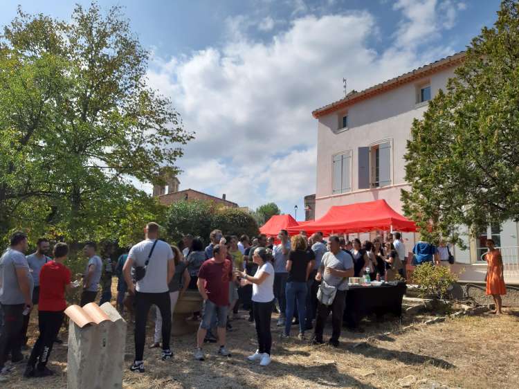 Déjeuner de la Verdière, le vendredi 20 sept à Velaux