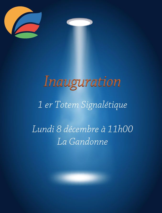 Inauguration Totem Signalétique